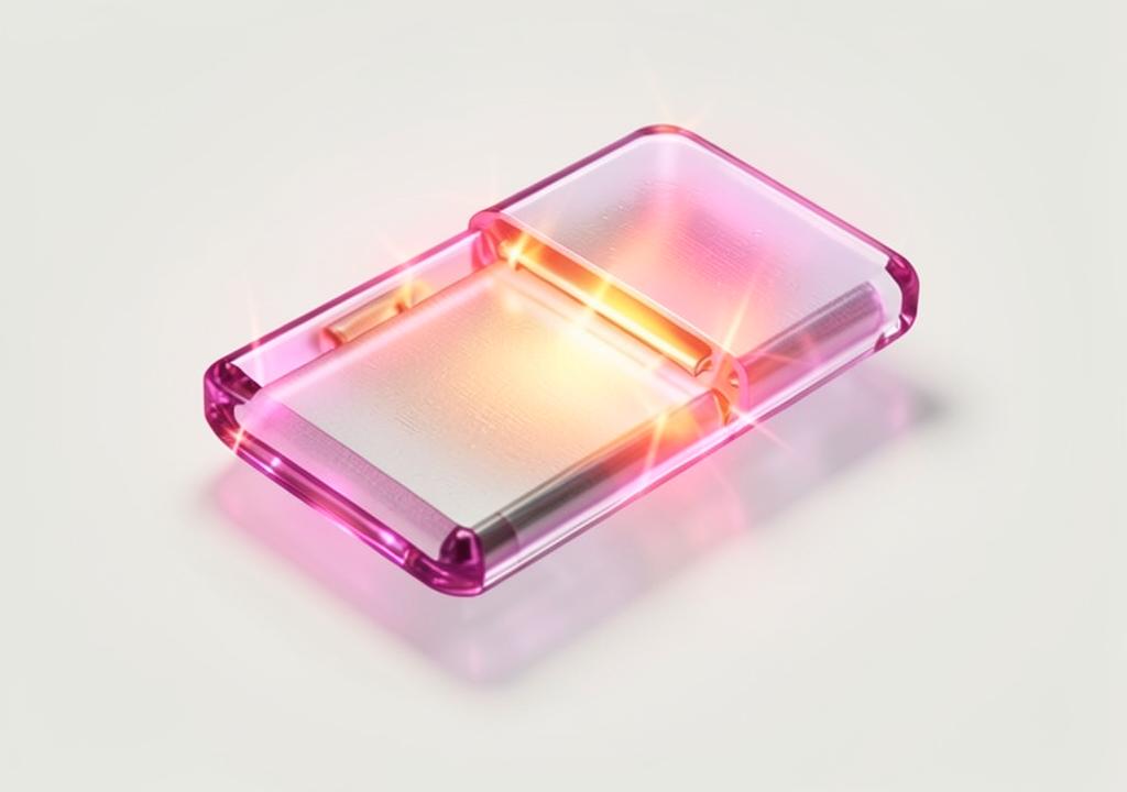 Cutaway of a lithium battery cell separator glowing with heat